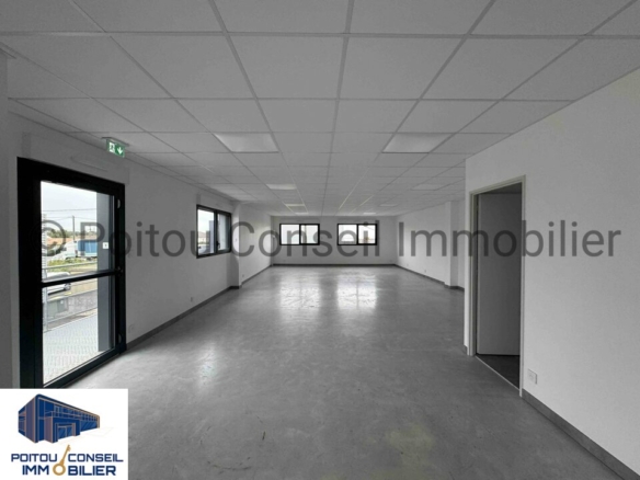 Bureaux neufs zone mendes france niort 75m2